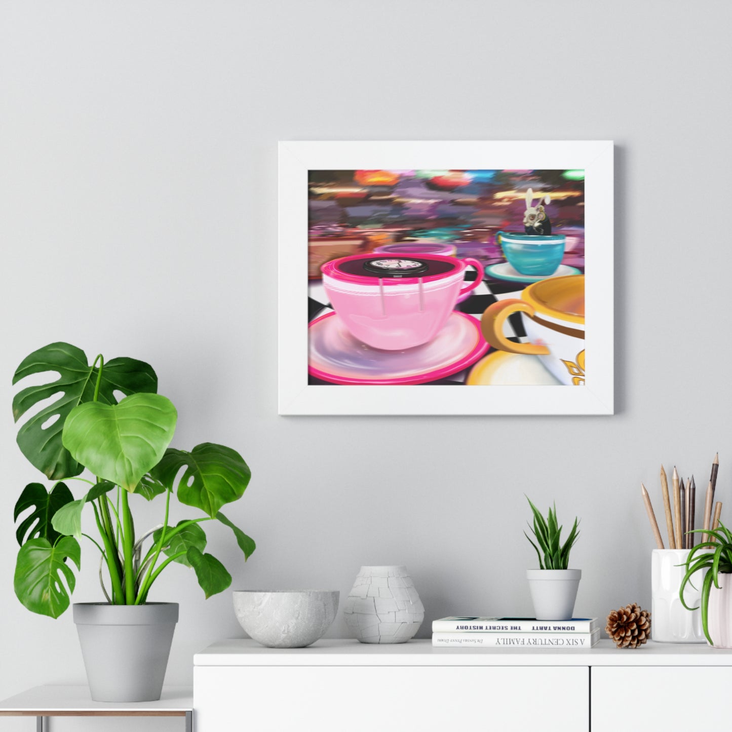 "WE LIVE IN TIME" Framed Poster (3)