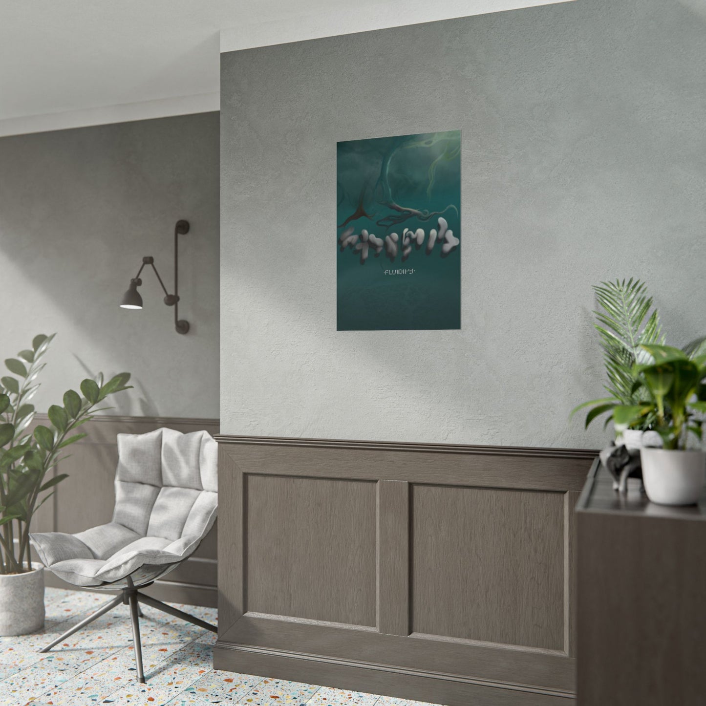 "FLUIDITY" poster by Rayana Renee