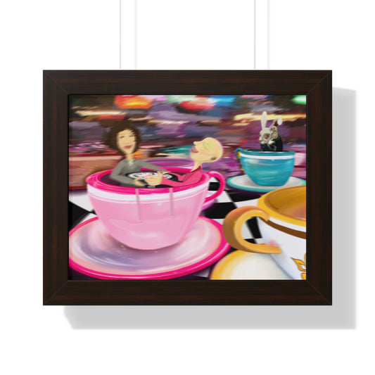 "WE LIVE IN TIME" Framed Poster (1)