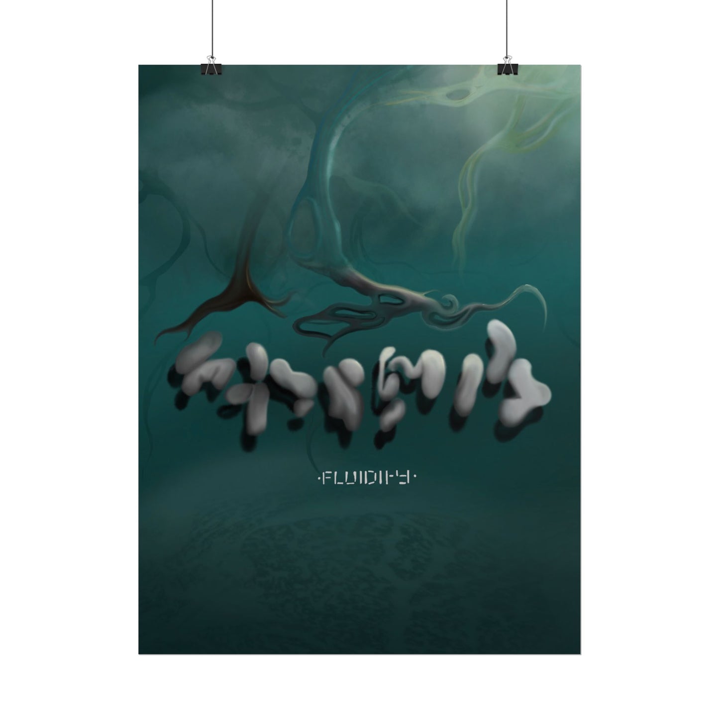 "FLUIDITY" poster by Rayana Renee