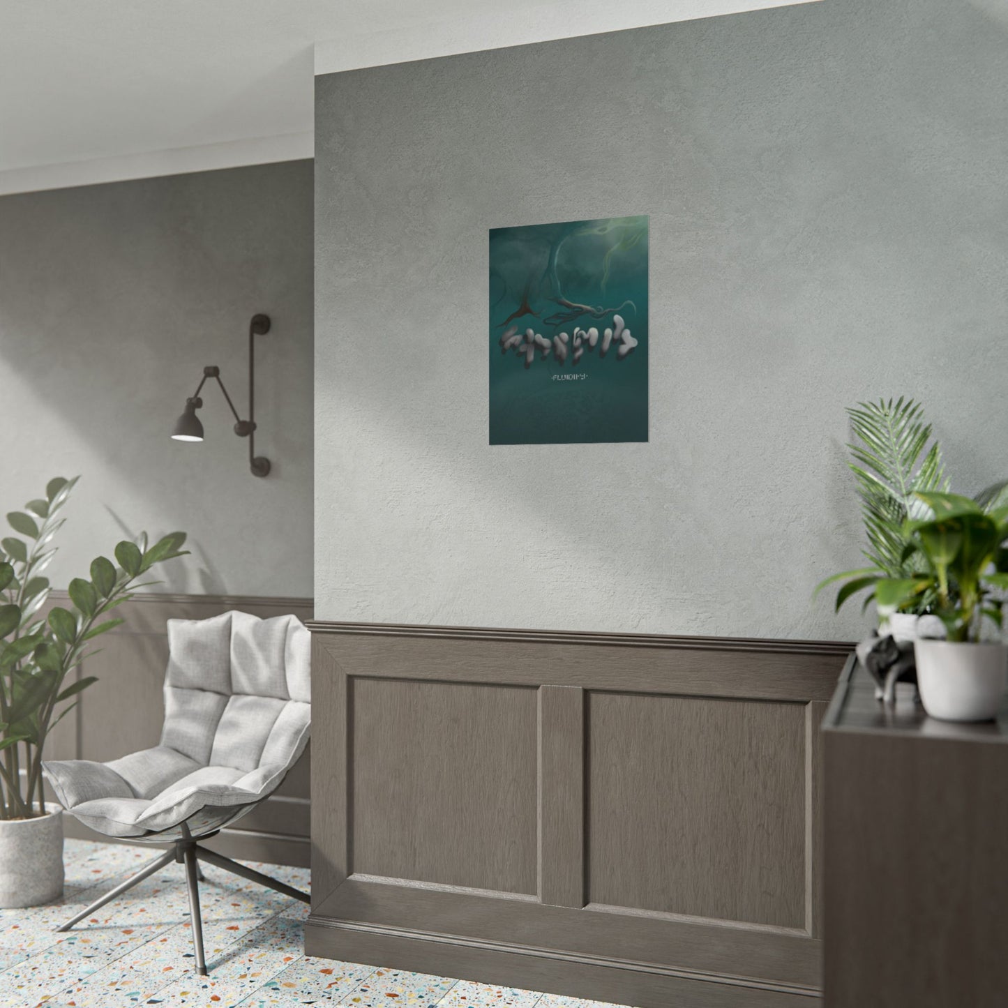 "FLUIDITY" poster by Rayana Renee