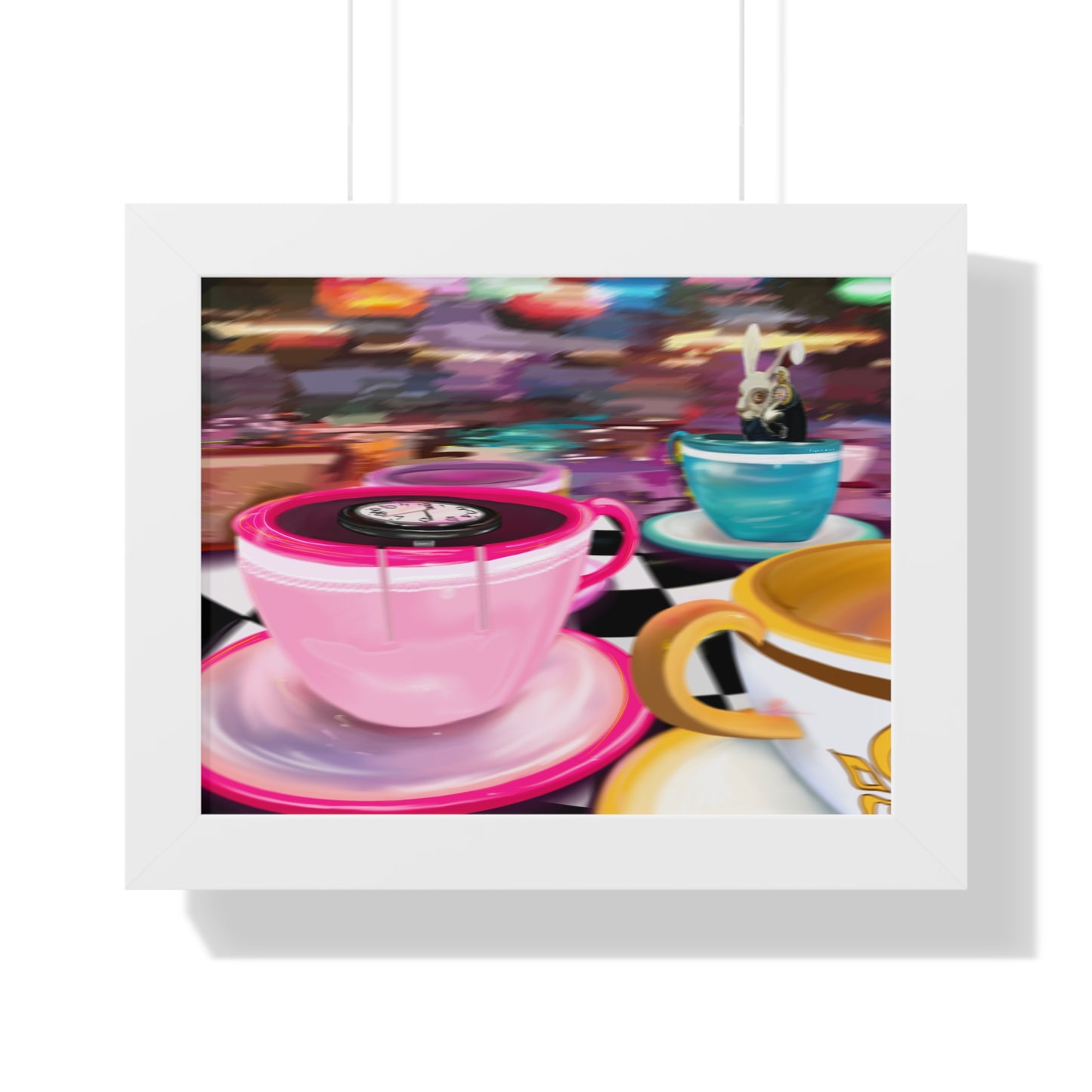 "WE LIVE IN TIME" Framed Poster (3)