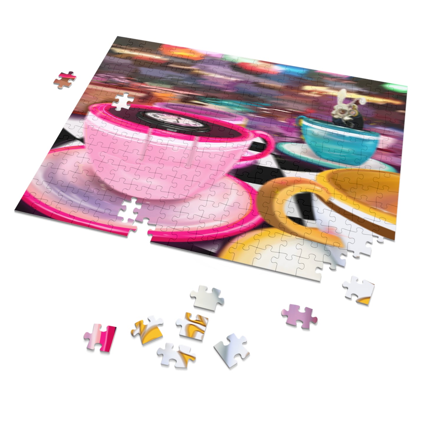 "WE LIVE IN TIME" Puzzle with Tin (3)