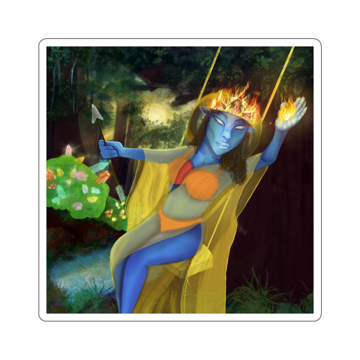 "Aries" Sticker by Rayana Renee